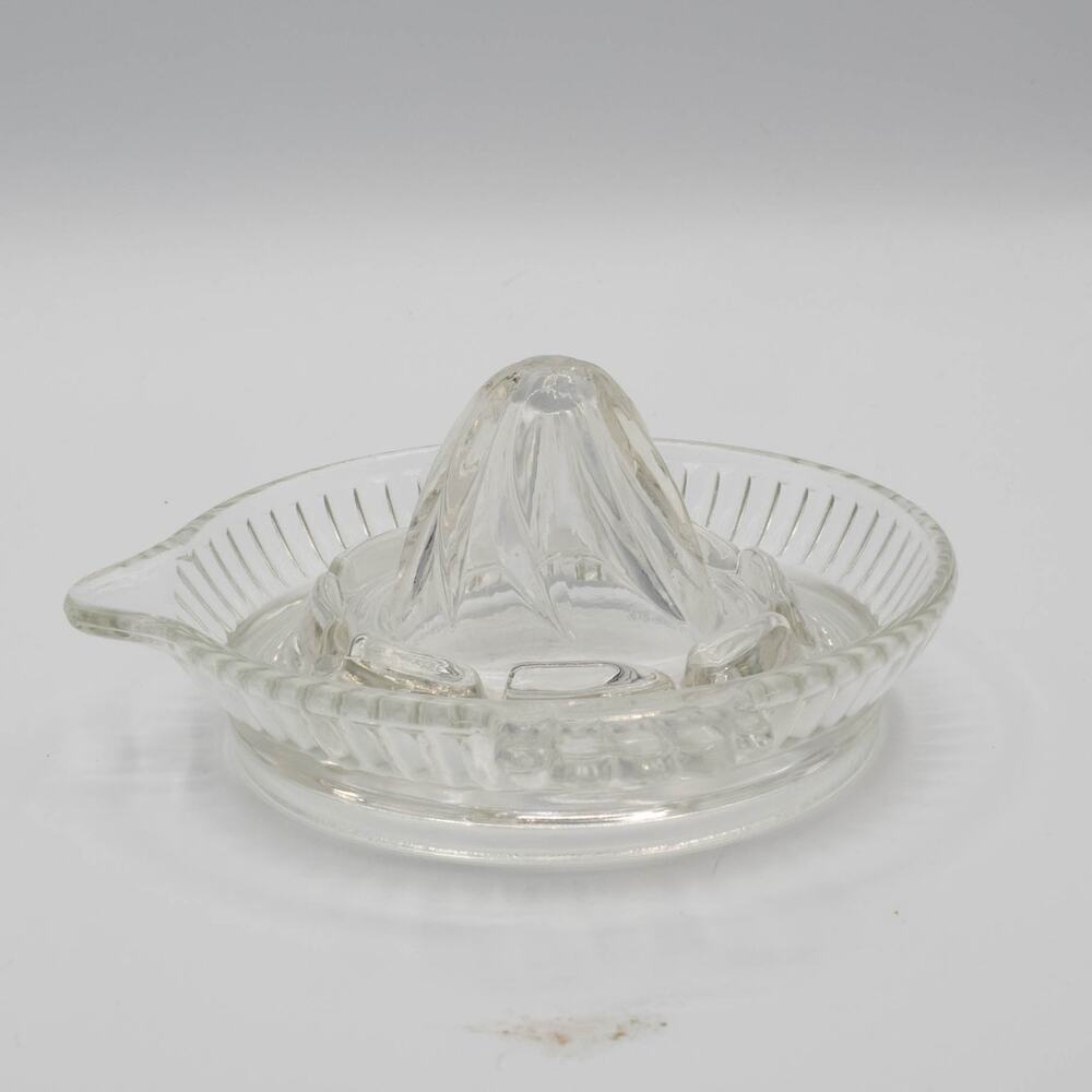 Vintage Depression Glass Citrus Juicer Cottagecore Retro Farmhouse Kitchenware